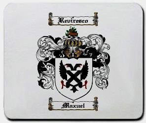Maxuel coat of arms mouse pad