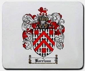 Kerrivan coat of arms mouse pad