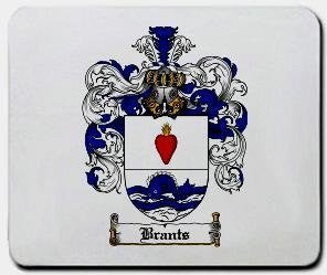 Brants coat of arms mouse pad