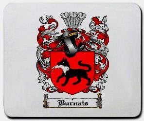 Burnais coat of arms mouse pad