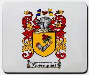 Rosenquist coat of arms mouse pad