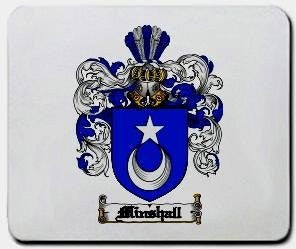 Minshall coat of arms mouse pad