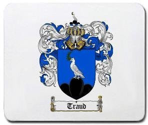 Traud coat of arms mouse pad