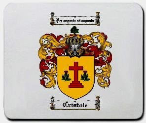 Cristole coat of arms mouse pad