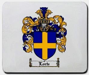 Lorte coat of arms mouse pad