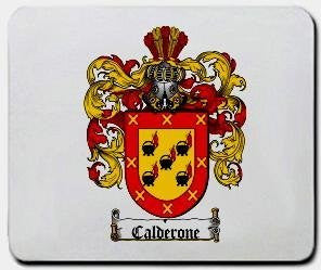 Calderone coat of arms mouse pad