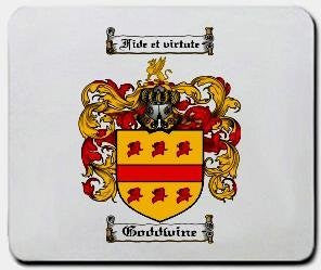 Goddwine coat of arms mouse pad