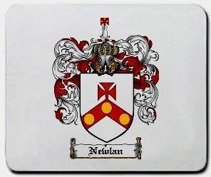 Newlan coat of arms mouse pad