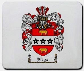 Elkyn coat of arms mouse pad