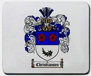 Christiansen coat of arms mouse pad