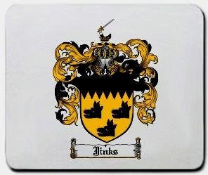 Jinks coat of arms mouse pad