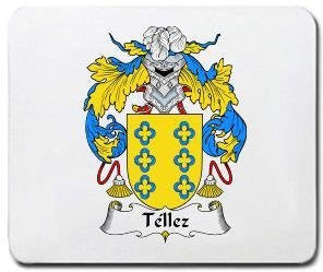 Tellez coat of arms mouse pad