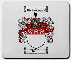 Ballot coat of arms mouse pad
