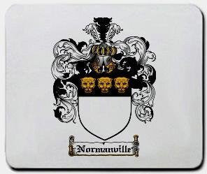 Normanville coat of arms mouse pad