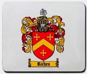 Riches coat of arms mouse pad