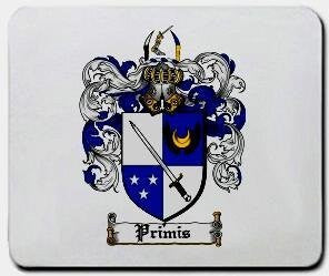 Primis coat of arms mouse pad