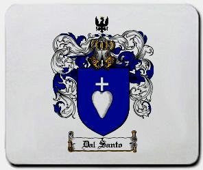 Dalsanto coat of arms mouse pad