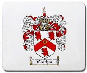 Tenches coat of arms mouse pad