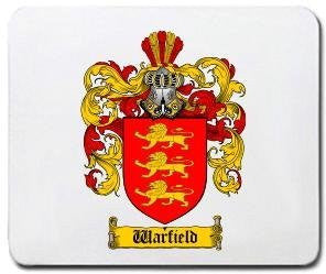 Warfield coat of arms mouse pad