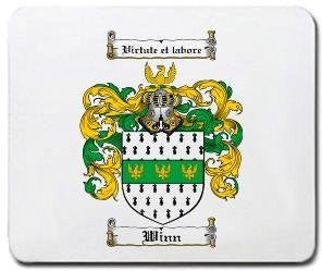 Winn coat of arms mouse pad