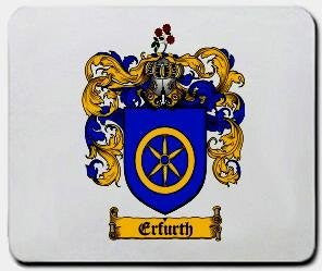 Erfurth coat of arms mouse pad