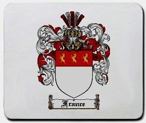 France coat of arms mouse pad