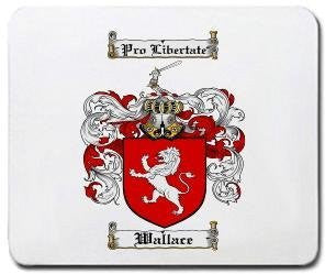 Wallace coat of arms mouse pad