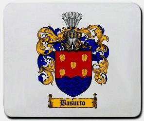 Basurto coat of arms mouse pad