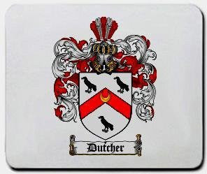 Dutcher coat of arms mouse pad