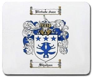 Shahan coat of arms mouse pad