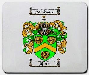 Fitts coat of arms mouse pad