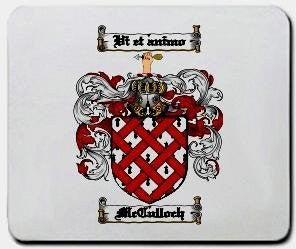 Mcculloch coat of arms mouse pad
