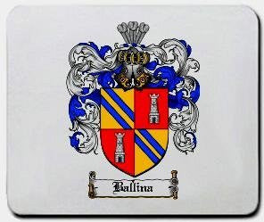 Ballina coat of arms mouse pad