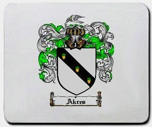 Akres coat of arms mouse pad