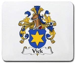 Vick coat of arms mouse pad