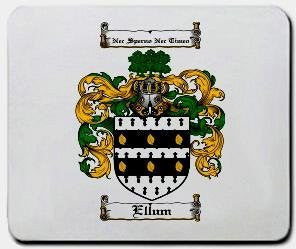 Ellum coat of arms mouse pad