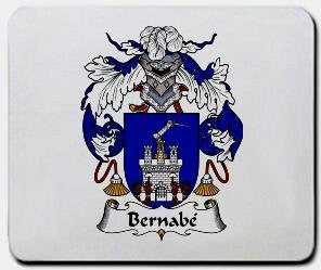 Bernabe coat of arms mouse pad