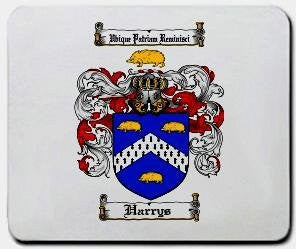 Harrys coat of arms mouse pad