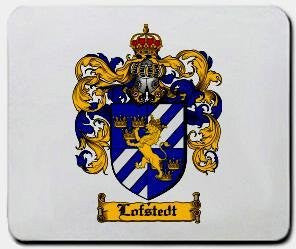 Lofstedt coat of arms mouse pad