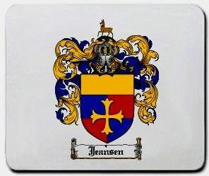 Jeansen coat of arms mouse pad