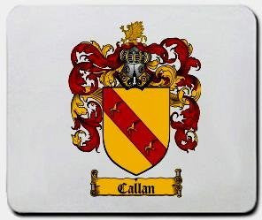 Callan coat of arms mouse pad