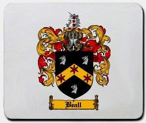 Beall coat of arms mouse pad