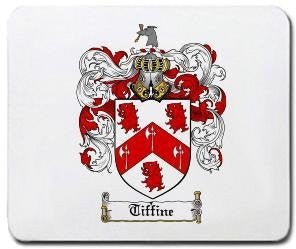 Tiffine coat of arms mouse pad