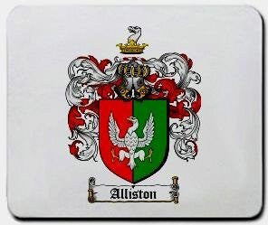 Alliston coat of arms mouse pad