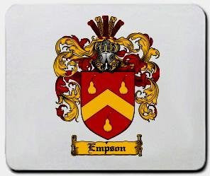 Empson coat of arms mouse pad