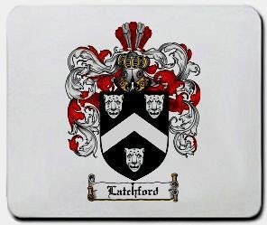 Latchford coat of arms mouse pad