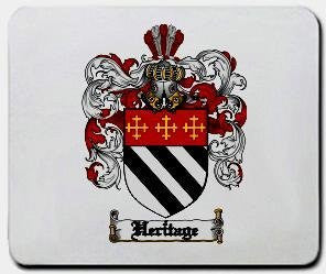 Heritage coat of arms mouse pad