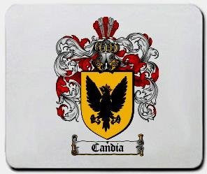 Candia coat of arms mouse pad