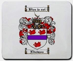 Ebelson coat of arms mouse pad