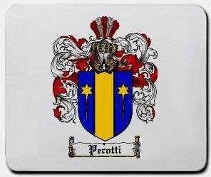 Perotti coat of arms mouse pad